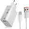 USB Ladegerät 33W mit Typ C Ladekabel 1M für Xiaomi 11 Lite Pad 6 5 Mi 11i 11Lite,USB Netzteil Ladestecker Schnellladekabel USB Power Adapter Ladestecker für Redmi 14C Note 14 13 12 11 10S Poco M6 M4