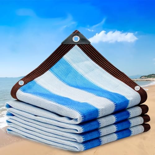 Vela Ombreggiante Rettangolare 5x10m Tenda a Vela Protezione UV 80-95%, Rete Ombreggiante Traspirante,Telo Parasole All'aperto per Giardino, Patio, Pergola, Giardino,Cortile