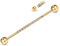 FINE4U Industrieller Piercing-Schmuck, 14 G, 36 mm, 38 mm, 1 Stück, ASTM F136 Titan Industrial Barbell, industrielle Ohrringe, Knorpel, Körperpiercing-Schmuck mit Zirkonia, 1 Stück, 14G(1.6mm), 1 &