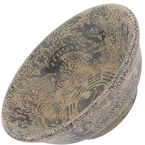 LIFKOME Topper De Escritorio Cuencos De Mármol Antiguos Cuenco De Piedra Natural Cuencos Redondos De Escritorio Cuencos Rústicos para Manchas Centros De Mesa Decoración De La Cocina Hogar