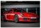 Generic - Papier peint intissé - Motif voiture de sport - Rouge - 200 x 135 cm