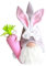 ENLACE Ostern Frühling Wichtel, Handgemachte Plüsch Puppen, Ostern Hasen Ohren Puppen Dolls, Wichtel Ostern Heimdekoration, für Tischdekoration Deko Osterdekoration Frühling, Lila