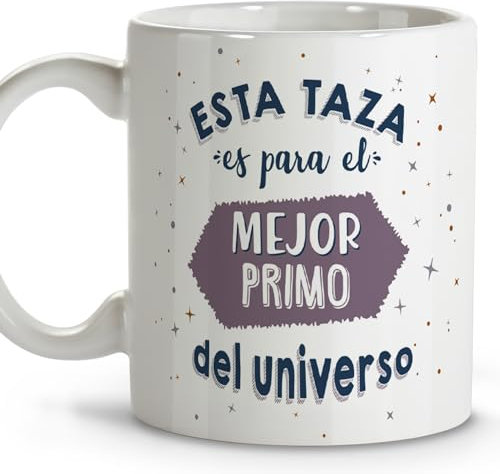 LolaPix Tazze con messaggio. Tazze originali da regalare. Tazza con messaggio. Regali cugini. Tazza in ceramica, 330 ml.