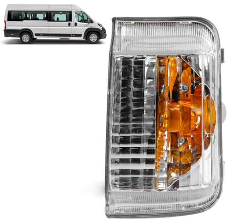 ROBUST Außenspiegel Blinkerscheibe klar rechts Fahrerseite für Citroen Jumper Fiat Ducato Peugeot Boxer 71748253 2006-
