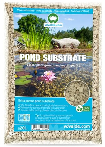 vdvelde.com - lavagestein Teichalternative - STEP ONE - Filter Lavastein - Lavasubstrat Split Granulat - - Inhalt: 20 L, das entspricht 0,25 m2 ↥ 10 cm - Hochbelastbare Qualität für beste Filterung -