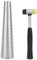 BENECREAT Bracelet Mandrel Sizer Set, Including Iron Hammer, Stainless Steel Round Bracelet Mandrel with Graduated, Adjust Bracelet Making Jewelry Making Tool for Jewelry Makers DIY