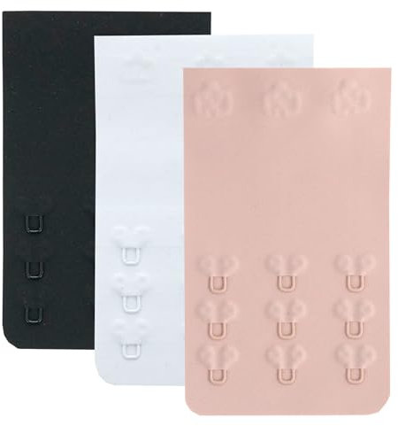 YarBar Damen BH Verlängerung 3 Haken Bra Extender 3 Hooks Weich Komfortabel BH Verlängerer