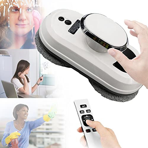SaryEdge Robot pulitore Intelligente per vetri, Robot aspirapolvere per la Pulizia di vetri per Interni/Esterni, Robot per la Pulizia dei vetri con Telecomando Elettrico completament(