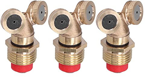 Boquilla Sp Agrícola de 3 Uds con Cabezal de Aspersor de Niebla de Riego de Rosca G1/2 M No para Agua pl. Es Adecuado Sp HeadMist Sp BoquillaGarden Sp BoquillaWate BoquillaB
