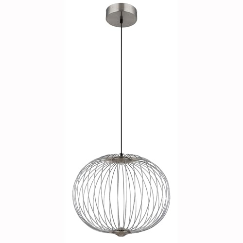 Pendant Lamp Dining Room Light Chrome-Plated LED Living Room Lamp Height 150 cm