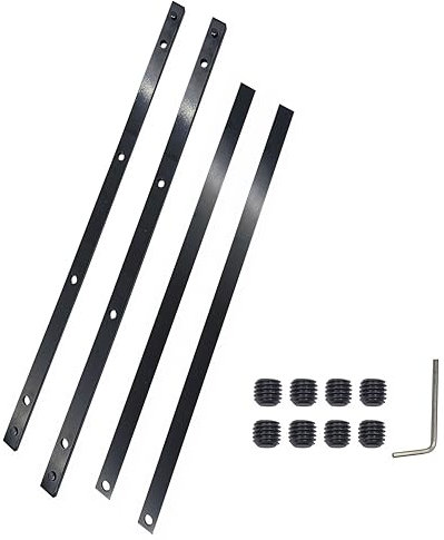 P-20177 Guide Rail Connector Kit Fits Makita Track Saw Long Cuts,Fit for DeWalt in Integrated Guide Rail T-Slots for Secure Cutting, Compatible with Festool Curtain Track Accessories （4 PCS）