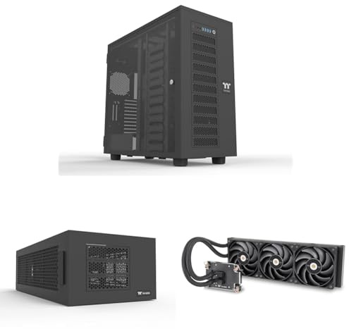 Bundle aus Thermaltake AX700 TG | Super Tower Chassis | Black + Thermaltake AX100 | AX700 Extension | Black + Thermaltake AW420 All-In-One Liquid Cooling System Black