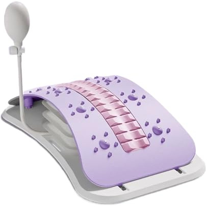 Lendenwirbelbrett – Verstellbares Lendenwirbel-Traktionsgerät – Wirbelsäulendeck-Riss-Massagegerät, Workout-Dehnungsgerät für Zuhause, Büros, Wohnheim, Wohnung, Wohnzimmer, Schlafzimmer, Reisen