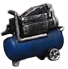 harayaa Miniatur Garage Modell Diorama Zubehör 1 64 Miniatur Benzinpumpe Micro Szenen Deko Simulierter Ölspender Aus PP für Sammler Bastelprojekte Modellauto, Blau