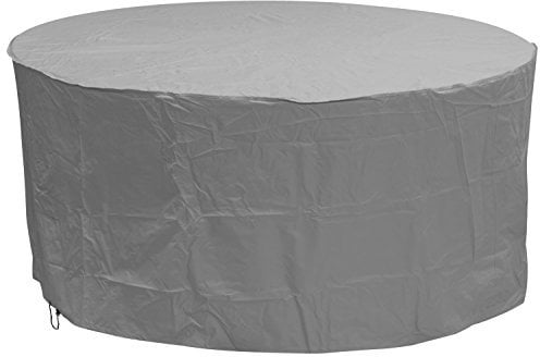 Oxbridge Grey Large Round Outdoor Garden Patio Furniture Set Cover 2.27m x 1m/7.4ft x 3.25ft 5 YEAR GUARANTEE