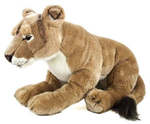 Kuscheltier Löwin Lara 66 cm liegend beige Plüschtier Plüschlöwin