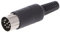 CABLEPELADO Audio Connector DIN 8 Pin MIDI Male 8 Pin Compatible with Bang & Olufsen B&O PowerLink BeoLab 3 Computer Sound Black