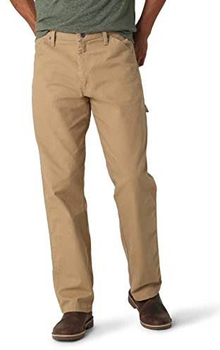 Wrangler Authentics Men's Classic Carpenter Jean, Acorn, 40W x 29L