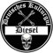Diesel Deutsches Kulturgut Auto Aufkleber Sticker Feinstaub Umwelt Plakette JDM Tuning TÜV LKW Lustig Fun 2 Stück! ca. 8 cm, für die Außenscheibe!