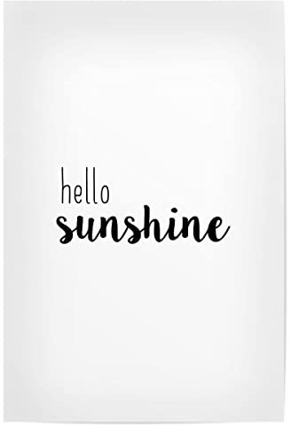 artboxONE Poster 30x20 cm Typografie Hello Sunshine Quote - Bild Hello Children's Room Childrens