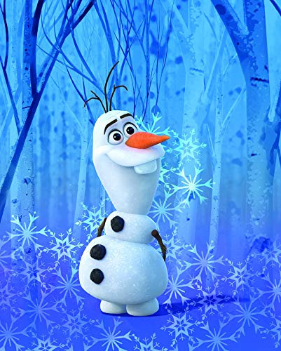 Komar Disney Wandbild Frozen Olaf Crystal | Kinderzimmer, Babyzimmer, Dekoration, Kunstdruck | ohne Rahmen | WB067-40x50 | Größe: 40 x 50 cm (Breite x Höhe), Bunt