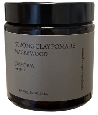 Jimmy Ray Pomade Strong Matte Clay Wacky Wood 100g