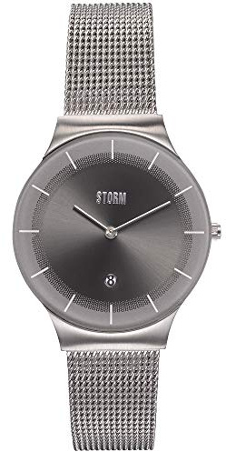 STORM London Mini Xenu, Edelstahlgehäuse, Mesh Armband, Mineralglas, 3 bar Wasserdicht, Datumsfunktion, 33 x 39mm