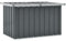 vidaXL Boîte de Rangement de Jardin, Coffre de Stockage, Outils de Jardinage, Organisateur de Terrasse Patio Arrière-Cour Extérieur, Gris