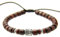 agathe création BP09112001 Bracelet tibetain Porte Bonheur - Tête de Bouddha - Bois Acajou et Argent 925 - Fait Main