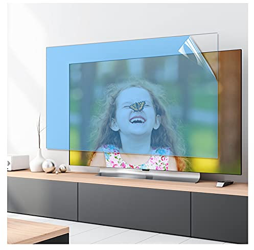 WSHA 70-75 inch Anti-Blue Light TV Screen Protector Eye Protection Filter Blocking UV & Blue Light from 380 to 495nm, for LCD, LED, 4K OLED, HDTV,70(1561 * 900mm)