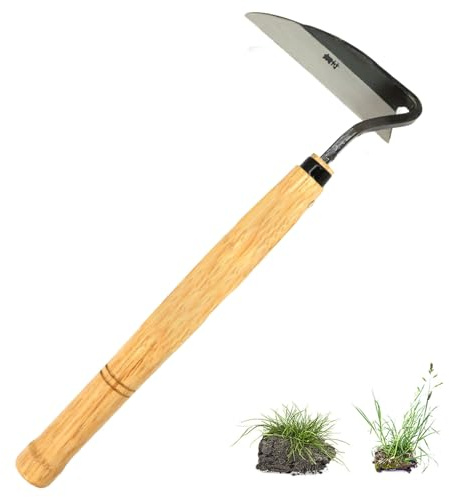 Kana Hoe 217 Japanese Garden Hand Hoe Sickle (Right-Handed)