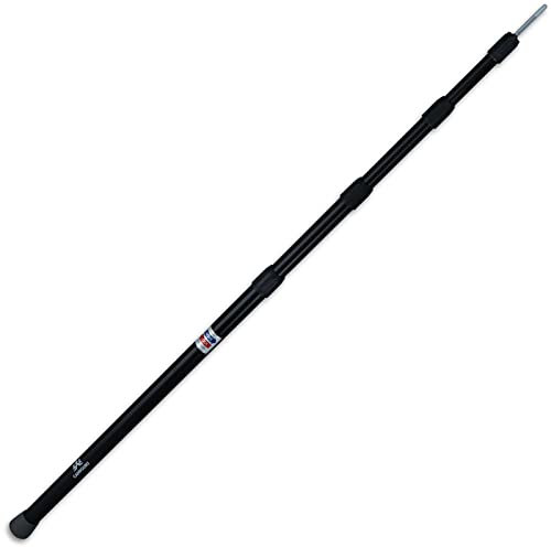 Campguru Teleskop Tarp Stange Vor Zelt Sonnensegel Aufstell Gestänge Alu 250 cm Black