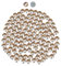 2880 Hotfix-Strasssteine,Flatback Glitzersteine Stones, Glas, runde Kristalle Strasssteine, Edelsteine​zum Basteln, für Kleidung, Schuhe, Taschen, DIY-Dekoration,Golden Shadow,SS10,2.7MM-2.8MM