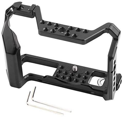 Akozon XT-4 Cage, Fotocamera con Telaio di Estensione Multifunzione con Gabbia in Lega di Alluminio per Fuji XT-4 Mirrorless