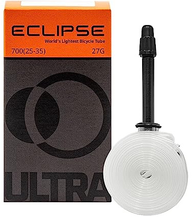 Ultraleichter Fahrradschlauch, 700 x (25-35)-622 | Eclipse Endurance Ultra 27 g | TPU-Schlauch und RVC-Ventil für Rennrad, Road