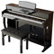 88 Keys Weighted Hammber Action Keyboard Piano Electric Piano Home Digital Piano With Furniture Stand, Triple Pedal, Stool & MIDI Connecting For Beginners & Professional (Color : Black, Size : With