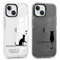 ZhuoFan 2 Stück Handyhülle Durchsichtige für iPhone 13 / iPhone 14 6,1 Hülle, Weich Silikon Schutzhülle Aesthetic Muster Design Ultra Dünn PC Case Stoßfest Kratzfest Bumper Cover, Katze 1