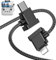USB C to iOS Remote Controller Cable for DJI Mavic 3, Mini 2, Mini 3 Pro, Air 2S, Mavic Air 2, DJI RC-N1, DJI Drone for iPhone 14 Plus 13 Pro Max 12 XR OTG Data Nylon Braided Cord iOS Connector 1FT