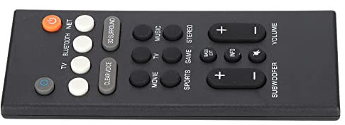 Universal-Fernbedienung, Universal-TV-Fernbedienung Mando. Mit Einer Maximalen Steuerentfernung von ca. 10 Metern ABS-Fernbedienung für YAS-209- und YAS-109-Lautsprecher