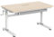 HOKO Kinderschreibtisch, Schreibtisch Kinder 100x60cm, Kinderschreibtische Höhenverstellbar 54-76cm, für Kinder ab 6 Jahren, neigbare Tischplatte mit Schubladen, belastbar bis 100 kg (Holz,Luca)