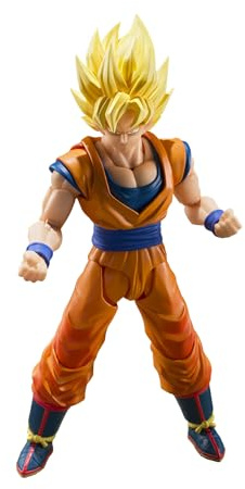 TAMASHII NATIONS - Dragon Ball Z - Super Saiyan Son Goku (The Games Begin) S.H.Figuarts Action Figure