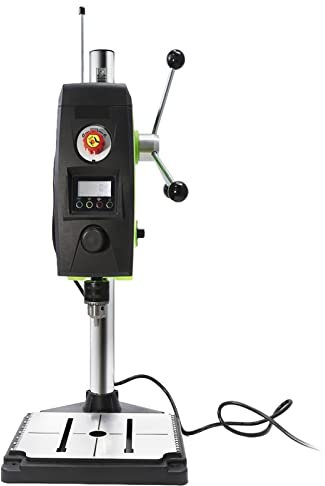 EDEDE Rifilatore Fresatrice Verticale, Trapano da banco a 6 velocità 800W Trapano a Colonna Elettrico Trapano da banco Elettrico BG-518801 PBD40 per Legno