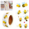500x Bienen Sticker Rolle – Kleine Belohnungssticker – Süße Biene Motive – Wasserdichte Stempel Biene Aufkleber für Kinder, Schule & Party Deko