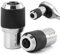 2PCS Tap Socket Set for M3-M6 & M8-M12 Taps, Extraction Tool With Adjustable Jaws, Suitable for Taps, Reamers, Screw Extractors(COLOR:black)
