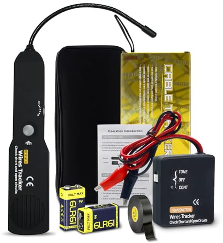 Automotive Circuit Tracer & Wire Tracker 6-42V DC Wire Short Finder, Circuit Tracker, Circuit Tester & Circuit Scanner for Car, Boat, Trailer - Open/Short Circuit Detection Tool EM415PRO