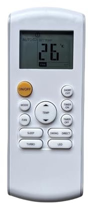 Télécommande 1 pièce for climatiseur Kaysun RG57A4/BGEF Kid 02S Maxicool RG57A6/BGEF Kaisai RG57A6 (B)/BGEF RG57A4 BGEF