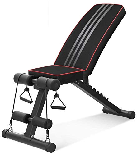 Klappbarer Hantelhocker – Verstellbare Hantelbank – Klappbares Bankdrücken mit Flach-/Schräg-/Negativbank – Sit-Up-Bank – für das Gewichtheben im Fitnessstudio zu Hause