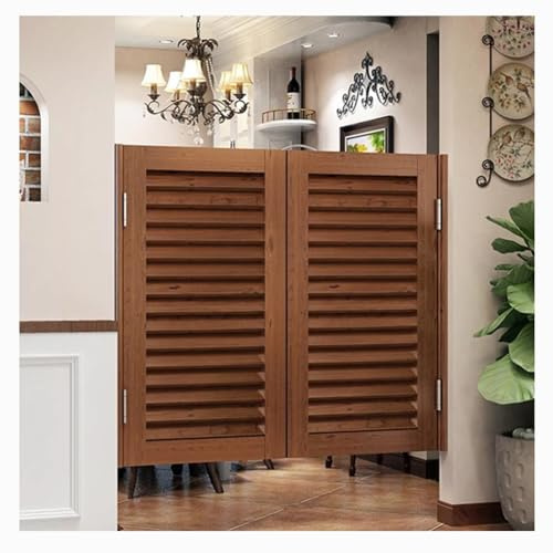 Portes Battantes, Intérieur Bois Massif Porte De Salon Ouverture Dans Les Deux Sens Fonctionnement Pour Cuisine, Portes, Entrée Ouest(145x90cm)