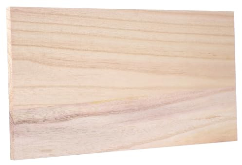 SWOOMEY Planche Rectangulaire en Bois Massif 40X20 CM, Étagère en Planches de Bois Brutes pour Projets de Meubles, Matériau Multicouche pour Rangement et Décoration