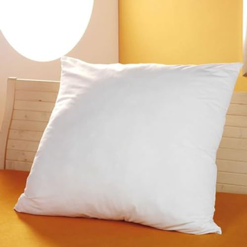 HOMEDREAMS Federkopfkissen 80x80cm Schlafkissen Nackenkissen Bettzeug Hautsympathisch 1200g